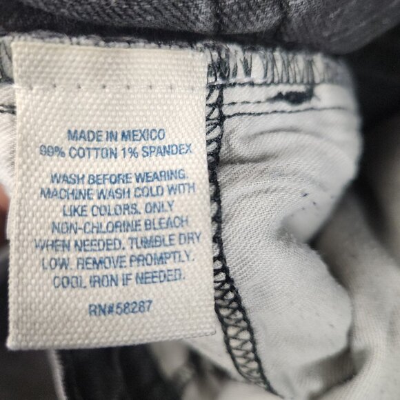 Urban Pipeline Jeans Men' 32x32 Black Straight Slim Denim Cotton Stretch Gothic - Picture 9 of 11